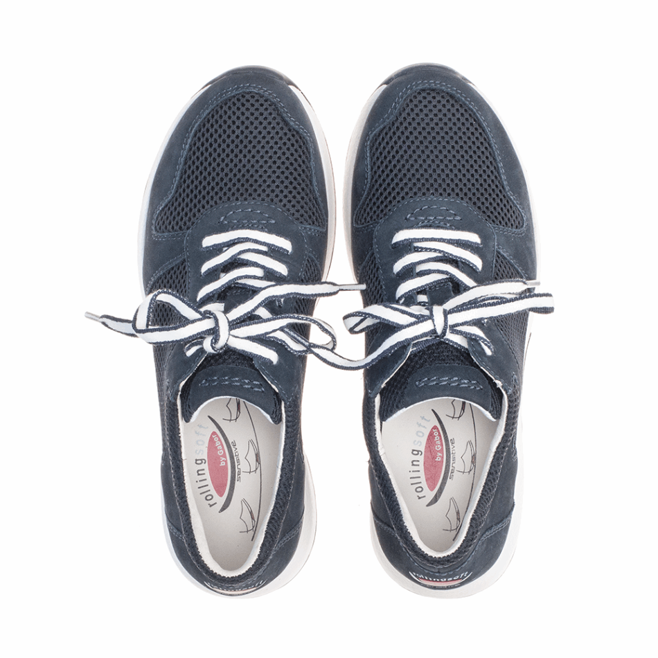 Gabor Soft Trainer Bleu Nuit à Roulettes | Exclusif